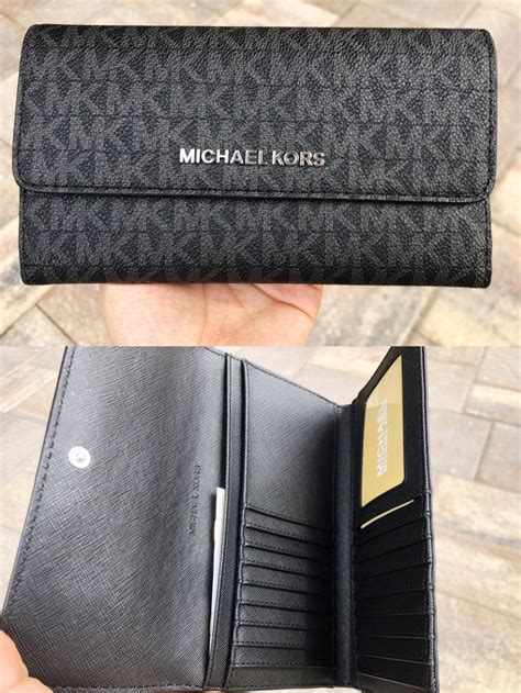 michael kors black wallet outlet|Michael Kors discontinued wallets.